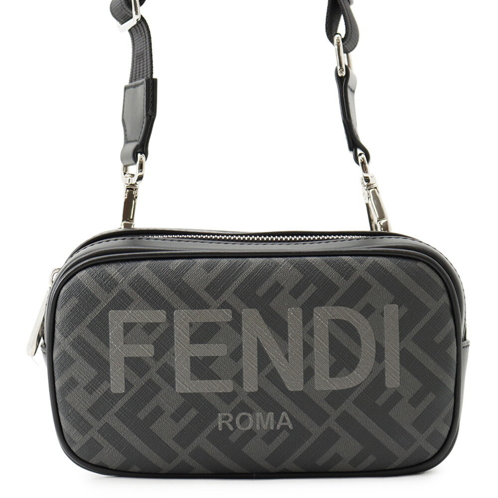 Fendi Shoulder Bag Zucca Pattern 7M0285 FENDI Camera Handbag